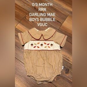 ‘Harvest Blessings’
Darling Mae
VGUC
0/3 month